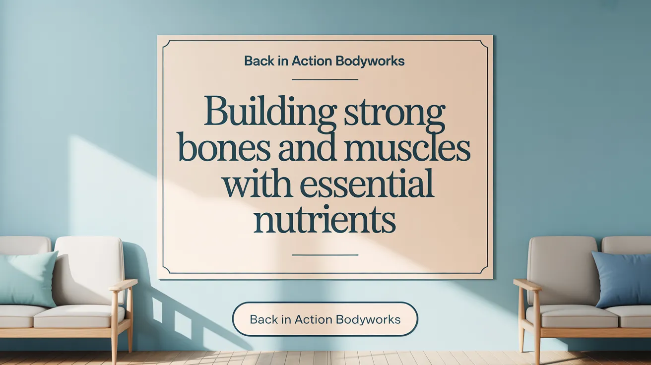 Building Strong Bones and Muscles with Essential Nutrients