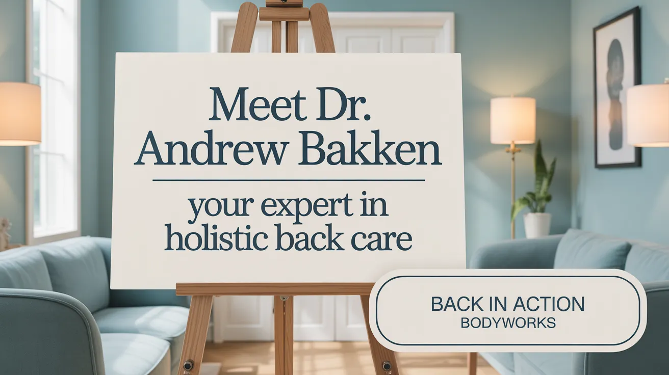 Meet Dr. Andrew Bakken - Your Expert in Holistic Back Care