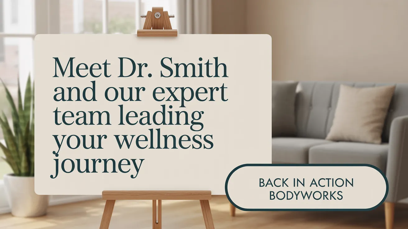Meet Dr. Smith and Our Expert Team Leading Your Wellness Journey