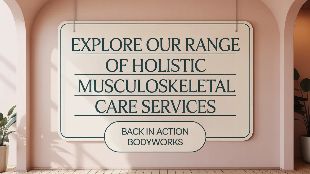 Explore Our Range of Holistic Musculoskeletal Care Services