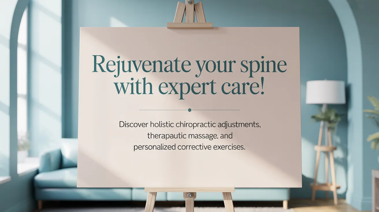 Rejuvenate Your Spine with Expert Care! Discover holistic chiropractic adjustments, therapeutic massage, and personalized corrective exercises.