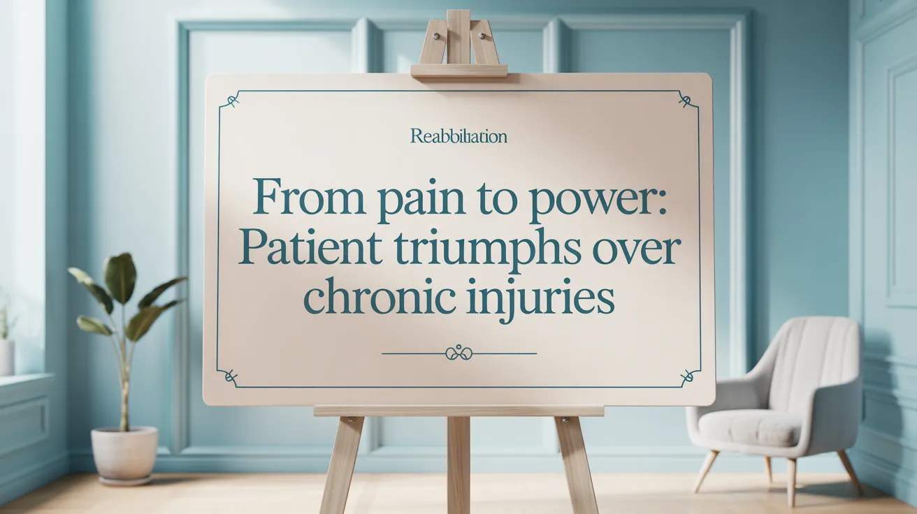 From Pain to Power: Patient Triumphs Over Chronic Injuries