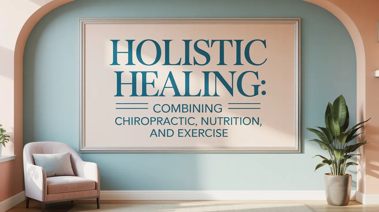 Holistic Healing: Combining Chiropractic, Nutrition, and Exercise