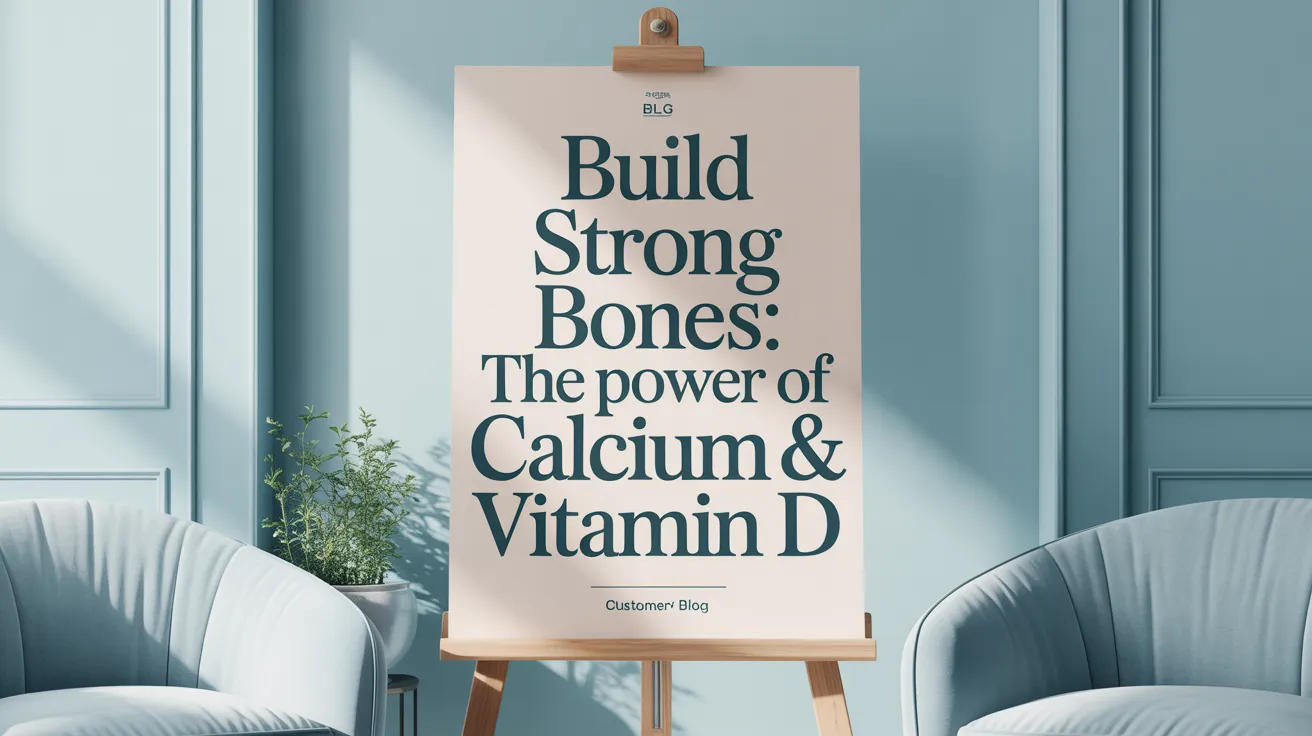 Build Strong Bones: The Power of Calcium &amp; Vitamin D