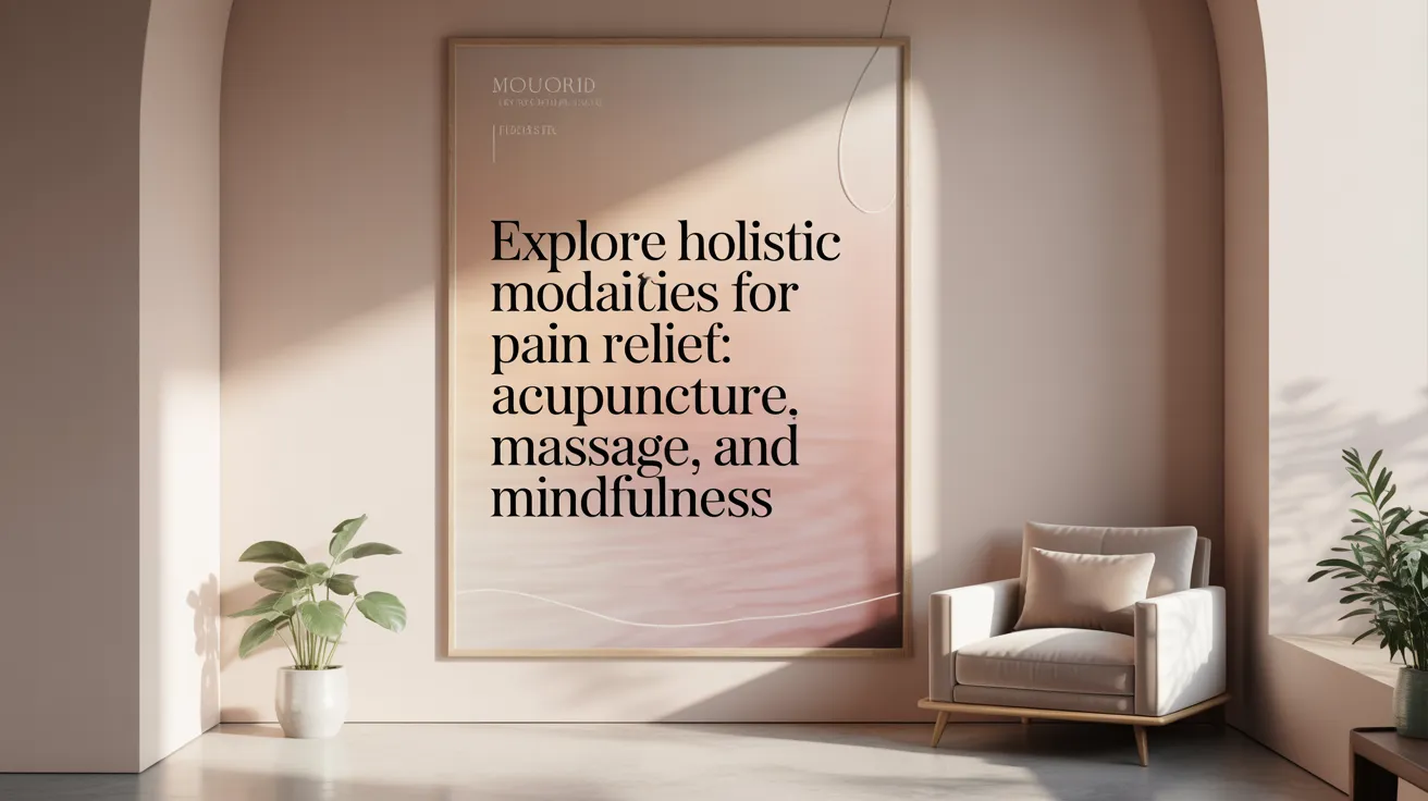 Explore Holistic Modalities for Pain Relief: Acupuncture, Massage, and Mindfulness