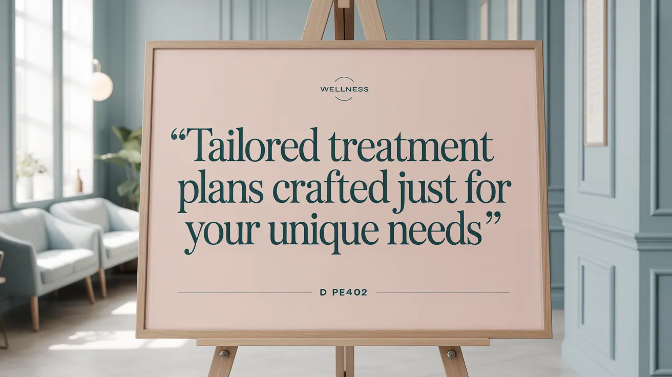 Tailored Treatment Plans Crafted Just for Your Unique Needs