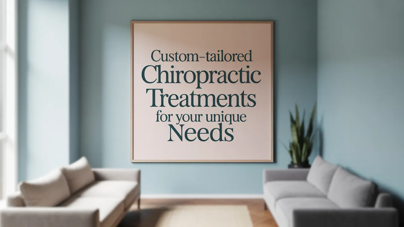 Custom-Tailored Chiropractic Treatments for Your Unique Needs