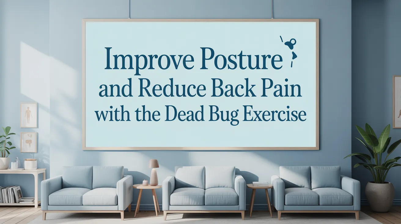 Improve Posture and Reduce Back Pain with the Dead Bug Exercise