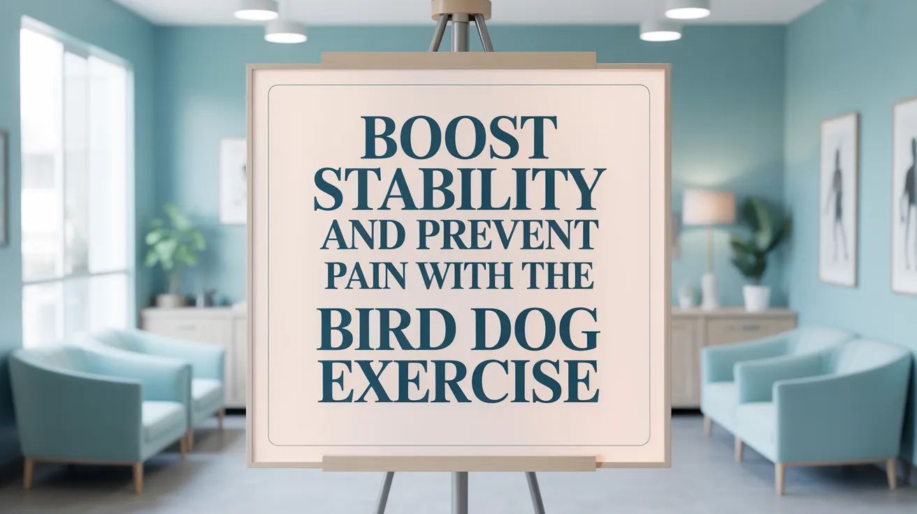 Boost Stability and Prevent Pain with the Bird Dog Exercise