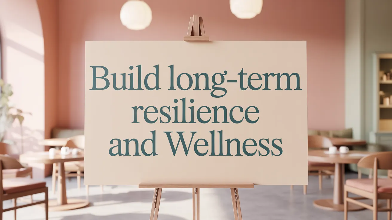 Build Long-Term Resilience and Wellness