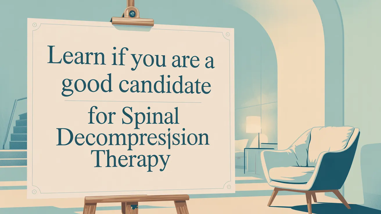 Learn if You Are a Good Candidate for Spinal Decompression Therapy