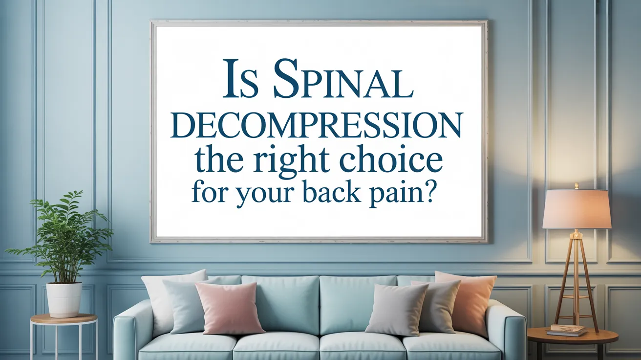 Is Spinal Decompression the Right Choice for Your Back Pain?