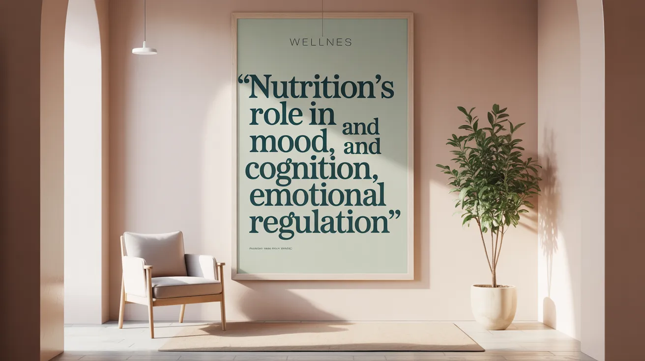 Nutrition’s Role in Mood, Cognition, and Emotional Regulation