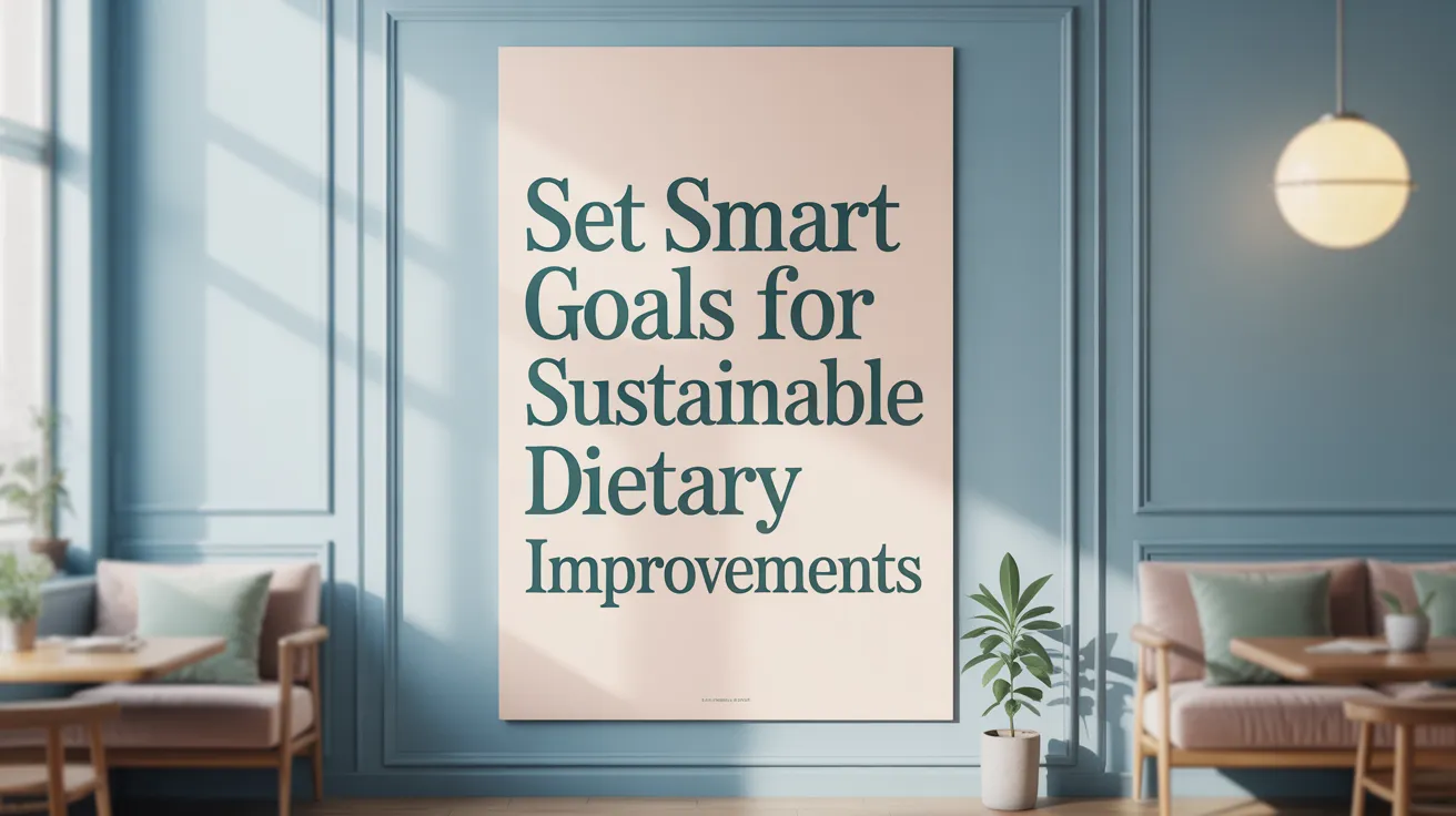 Set SMART Goals for Sustainable Dietary Improvements