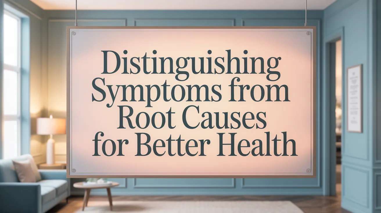 Distinguishing Symptoms from Root Causes for Better Health