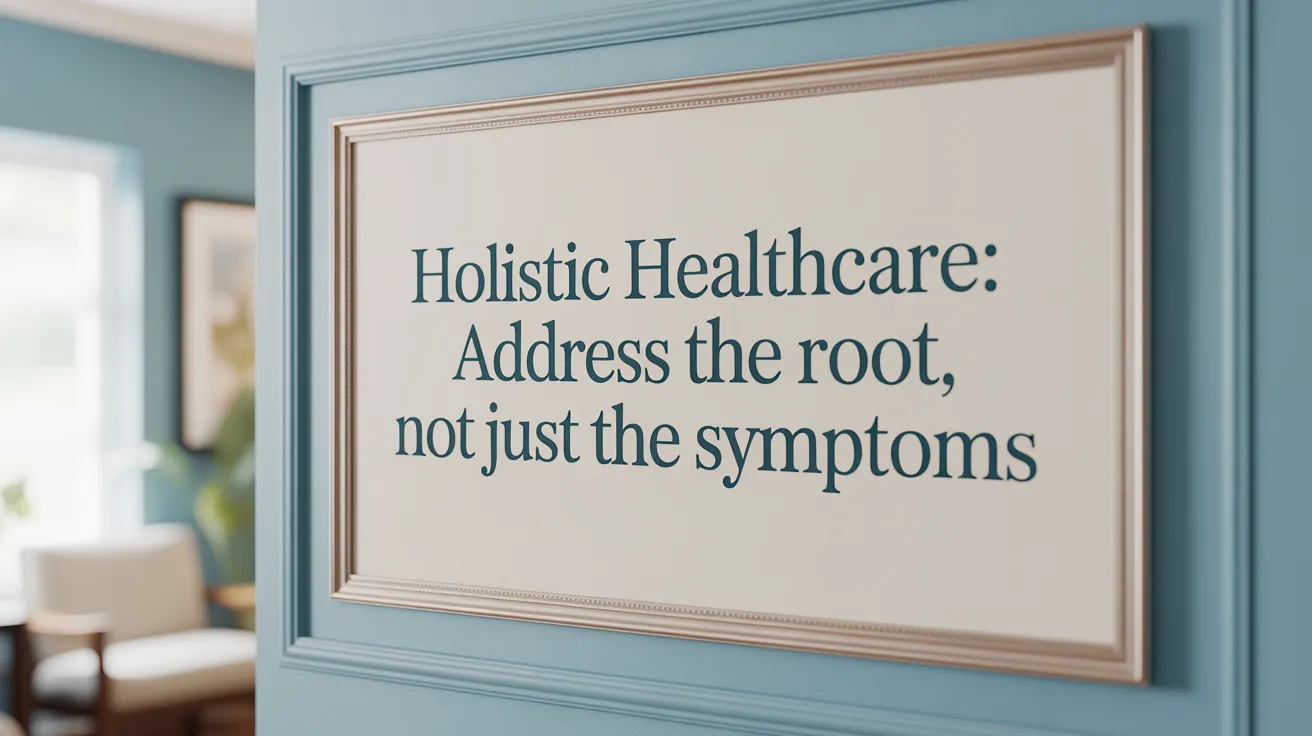 Holistic Healthcare: Address the Root, Not Just the Symptoms