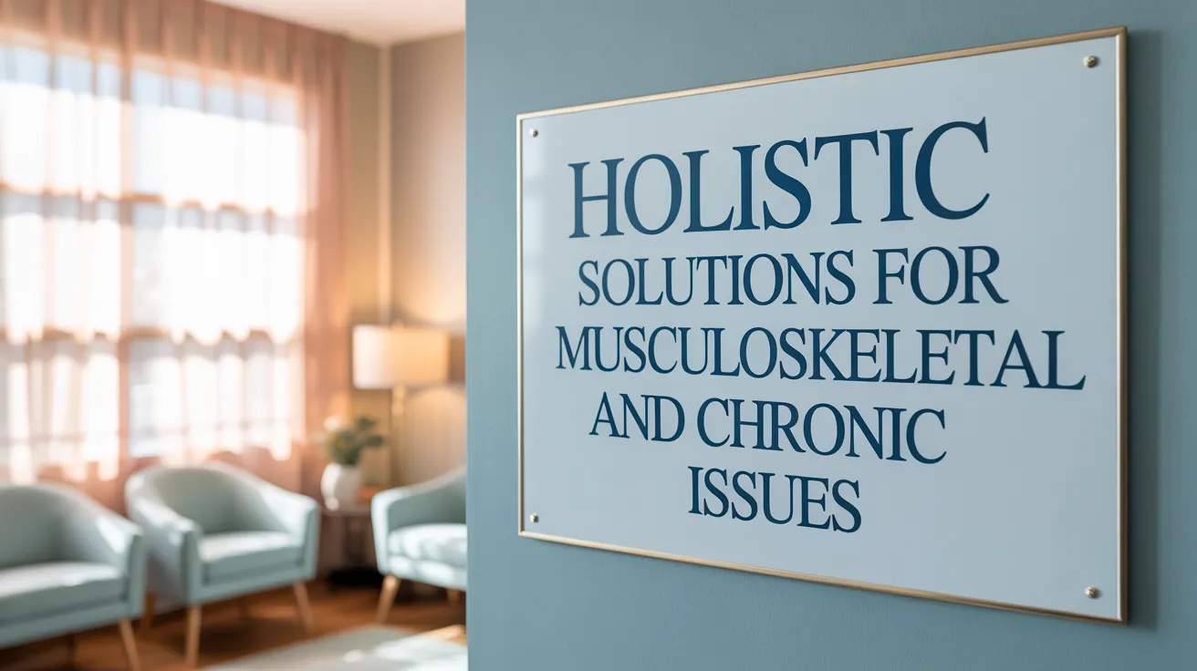 Holistic Solutions for Musculoskeletal and Chronic Issues