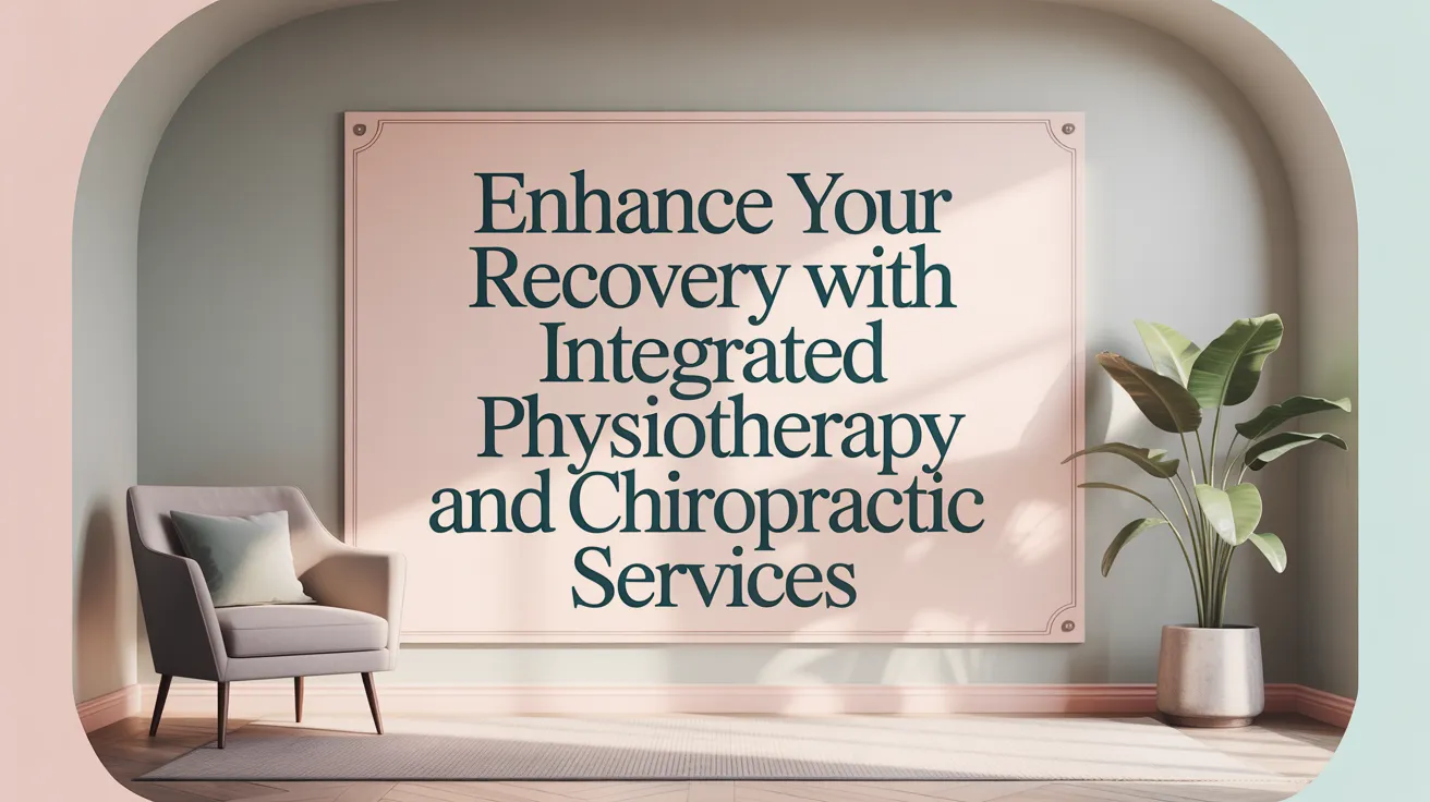 Enhance Your Recovery with Integrated Physiotherapy and Chiropractic Services