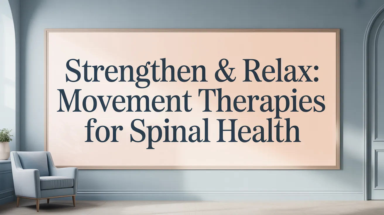 Strengthen &amp; Relax: Movement Therapies for Spinal Health
