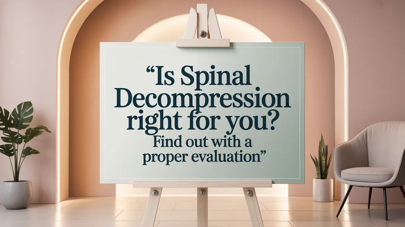Is Spinal Decompression Right for You? Find Out with a Proper Evaluation