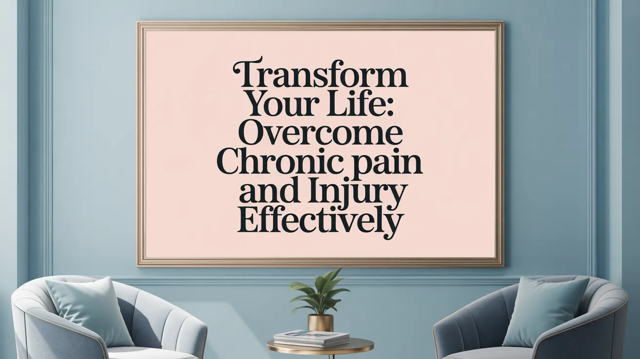 Transform Your Life: Overcome Chronic Pain and Injury Effectively
