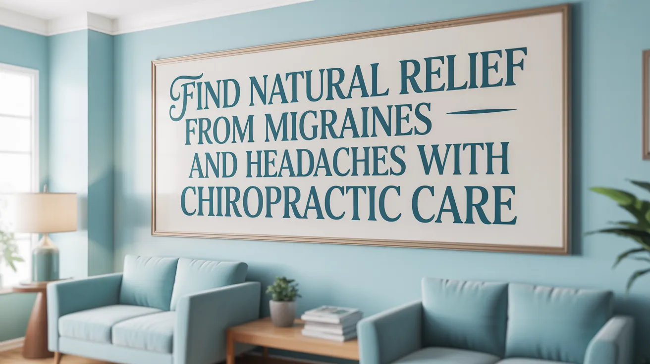 Find Natural Relief from Migraines and Headaches with Chiropractic Care