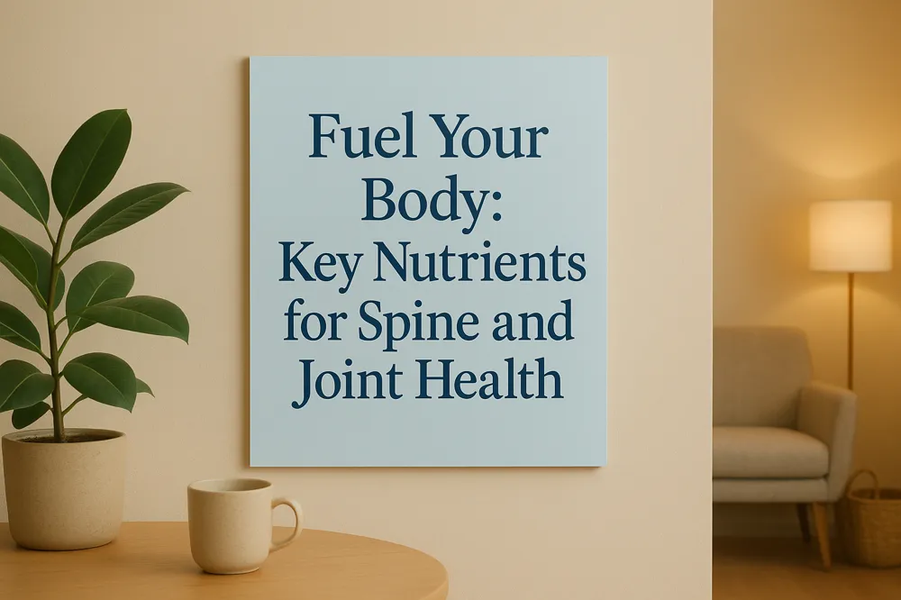 Fuel Your Body: Key Nutrients for Spine and Joint Health