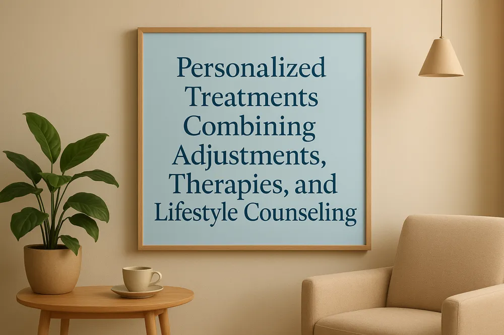 Personalized Treatments Combining Adjustments, Therapies, and Lifestyle Counseling