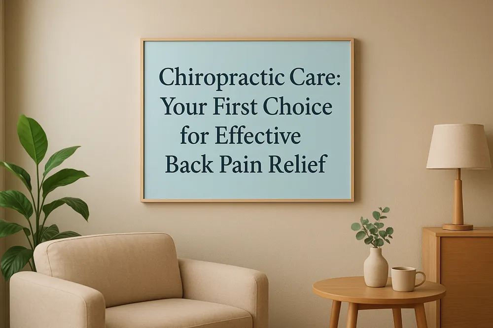 Chiropractic Care: Your First Choice for Effective Back Pain Relief