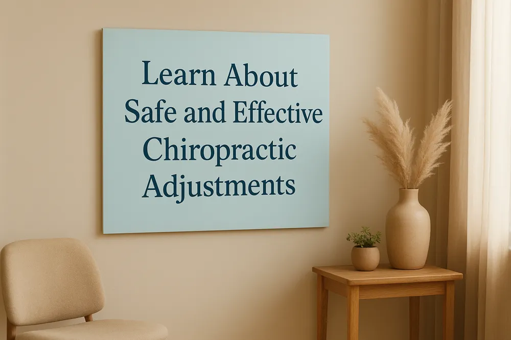 Learn About Safe and Effective Chiropractic Adjustments