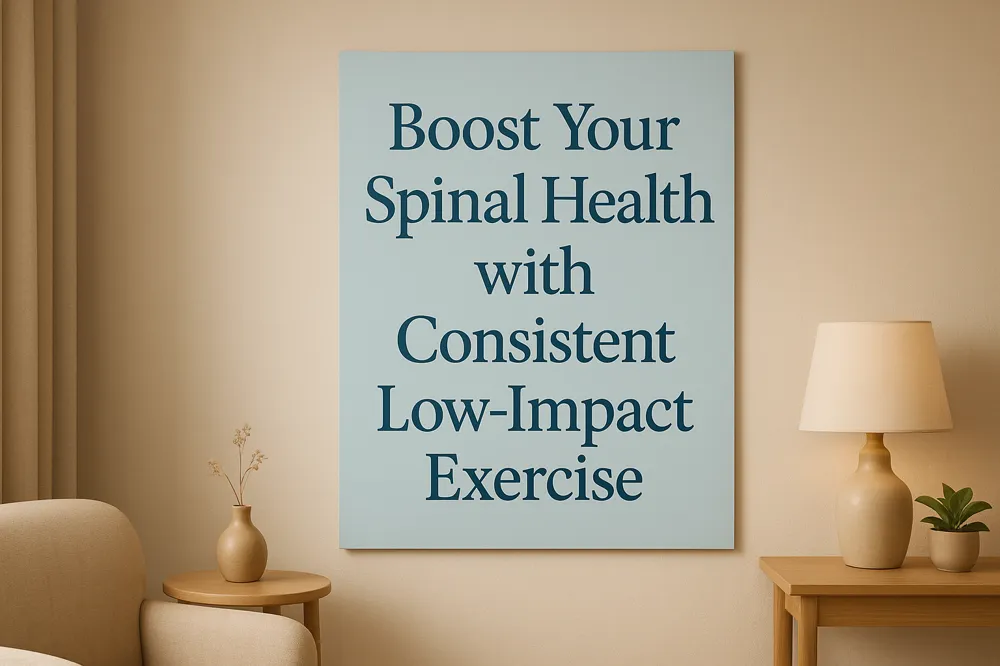 Boost Your Spinal Health with Consistent Low-Impact Exercise
