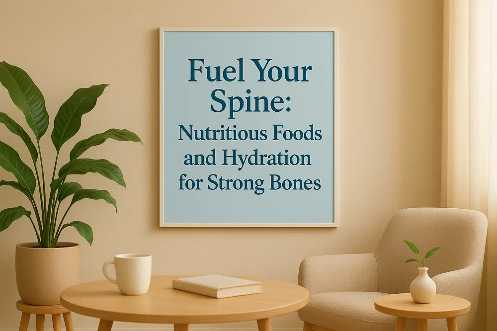 Fuel Your Spine: Nutritious Foods and Hydration for Strong Bones