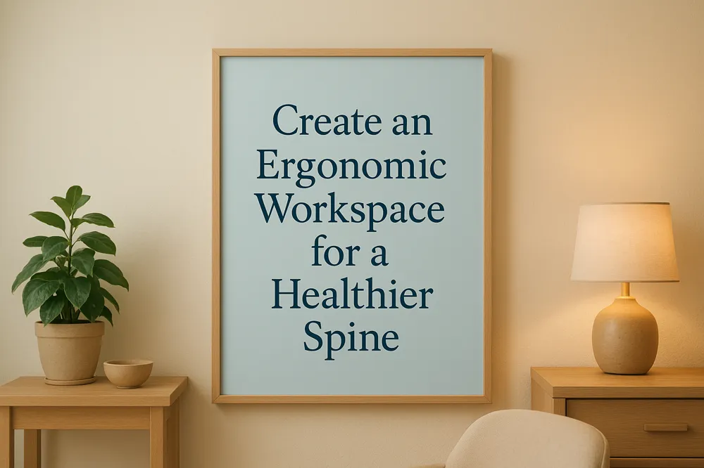 Create an Ergonomic Workspace for a Healthier Spine