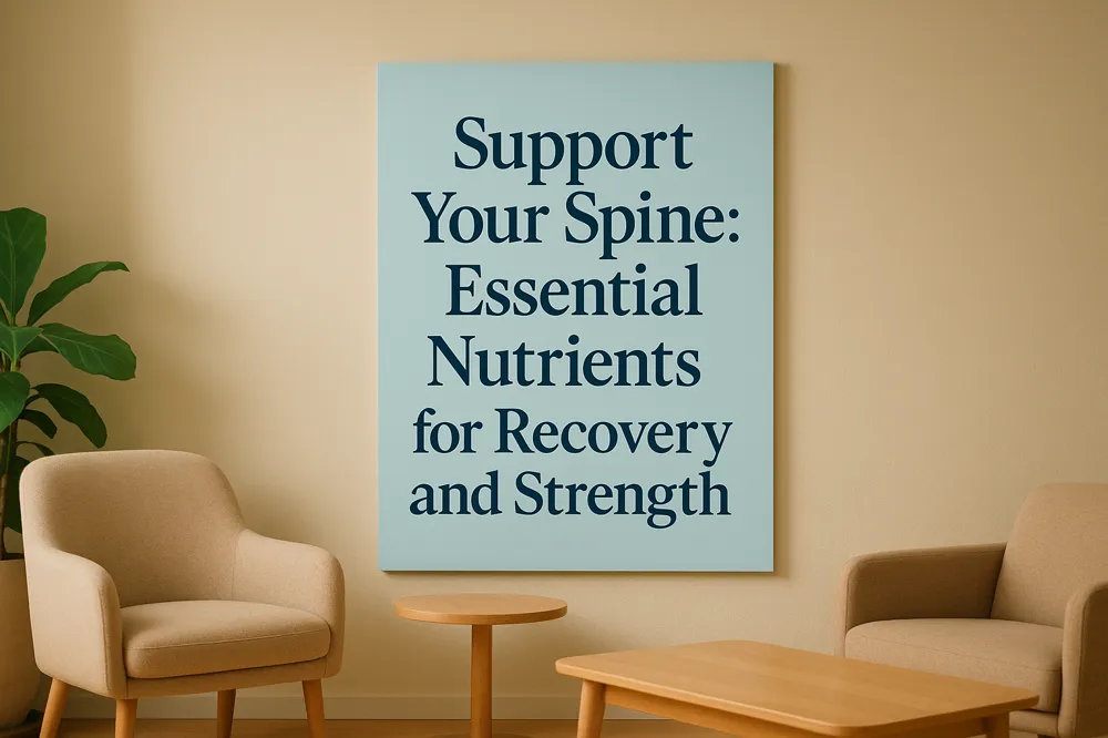 Support Your Spine: Essential Nutrients for Recovery and Strength