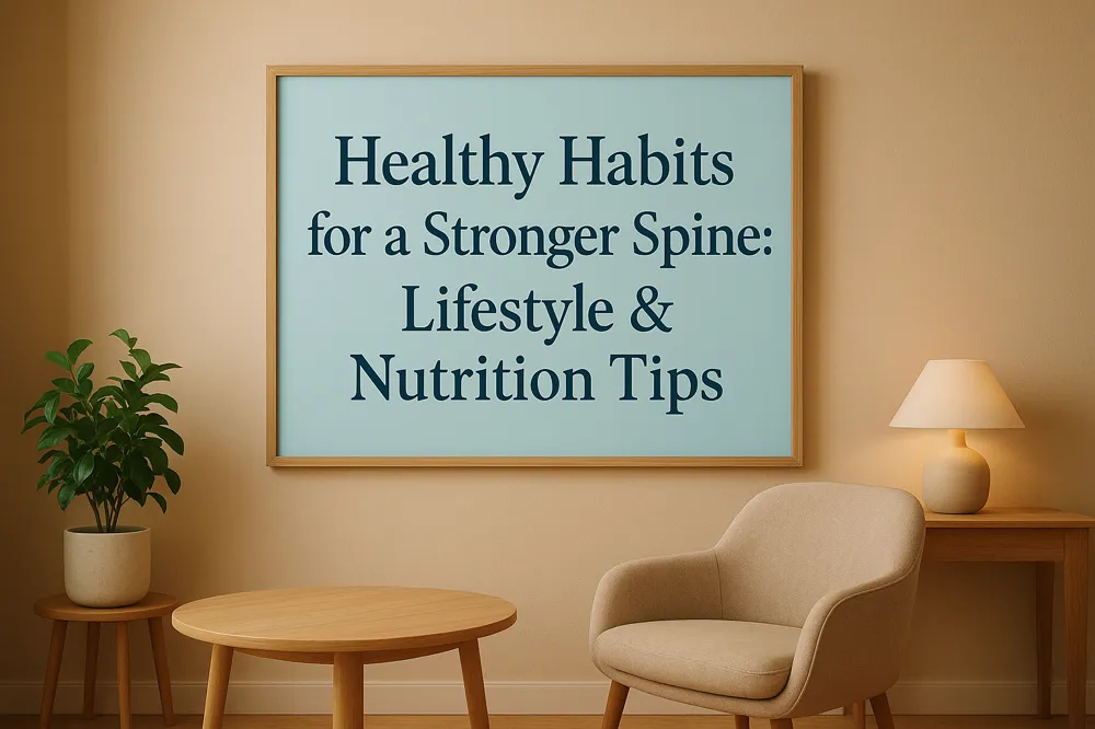 Healthy Habits for a Stronger Spine: Lifestyle &amp; Nutrition Tips