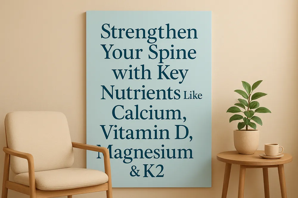 Strengthen Your Spine with Key Nutrients Like Calcium, Vitamin D, Magnesium &amp; K2