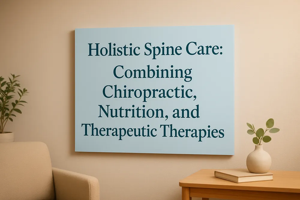 Holistic Spine Care: Combining Chiropractic, Nutrition, and Therapeutic Therapies