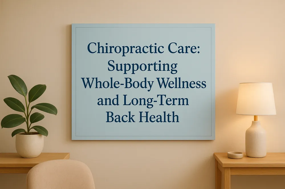 Chiropractic Care: Supporting Whole-Body Wellness and Long-Term Back Health