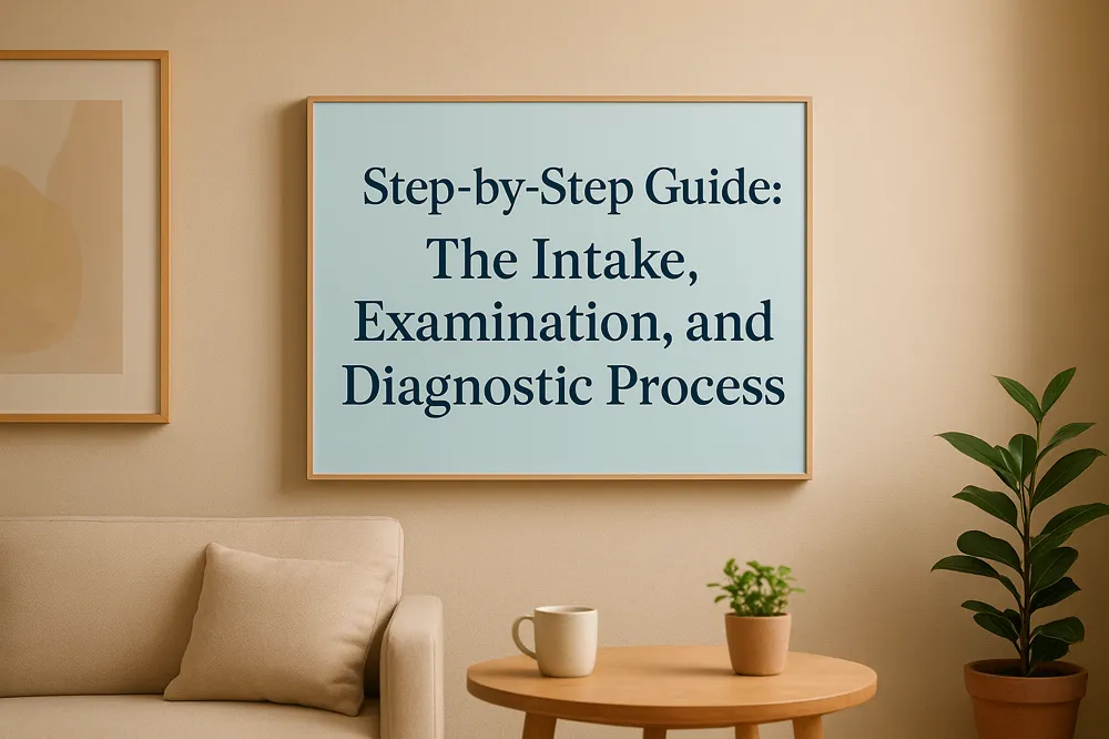 Step-by-Step Guide: The Intake, Examination, and Diagnostic Process