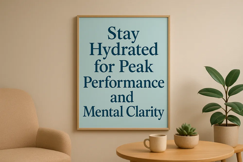 Stay Hydrated for Peak Performance and Mental Clarity