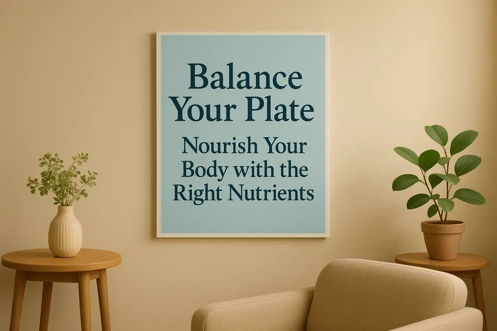 Balance Your Plate: Nourish Your Body with the Right Nutrients