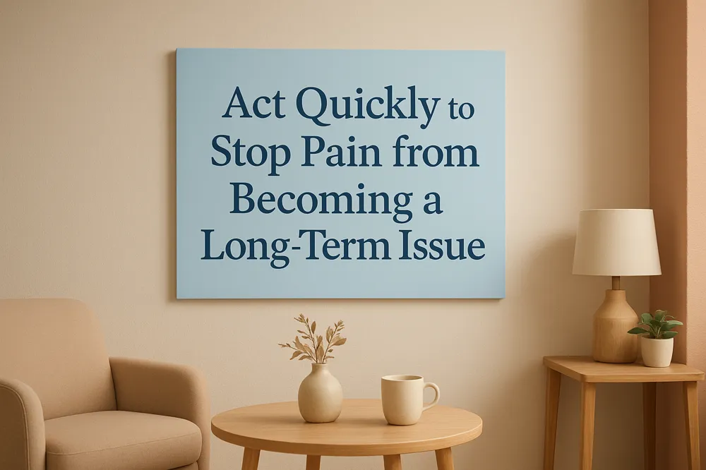 Act Quickly to Stop Pain from Becoming a Long-Term Issue