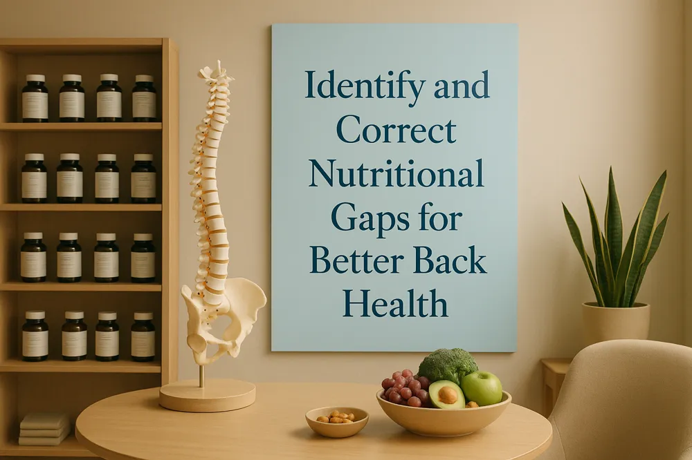 Identify and Correct Nutritional Gaps for Better Back Health