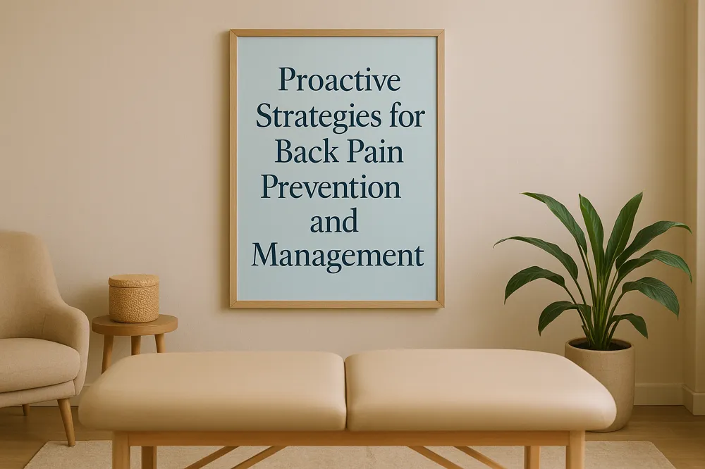 Proactive Strategies for Back Pain Prevention and Management