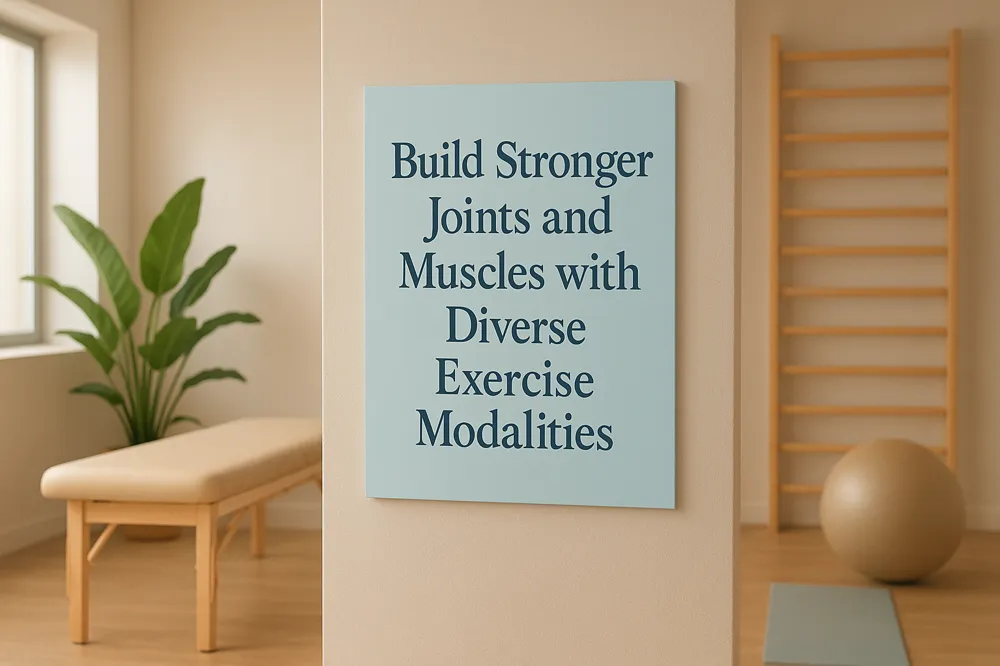 Build Stronger Joints and Muscles with Diverse Exercise Modalities