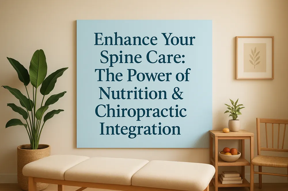 Enhance Your Spine Care: The Power of Nutrition &amp; Chiropractic Integration
