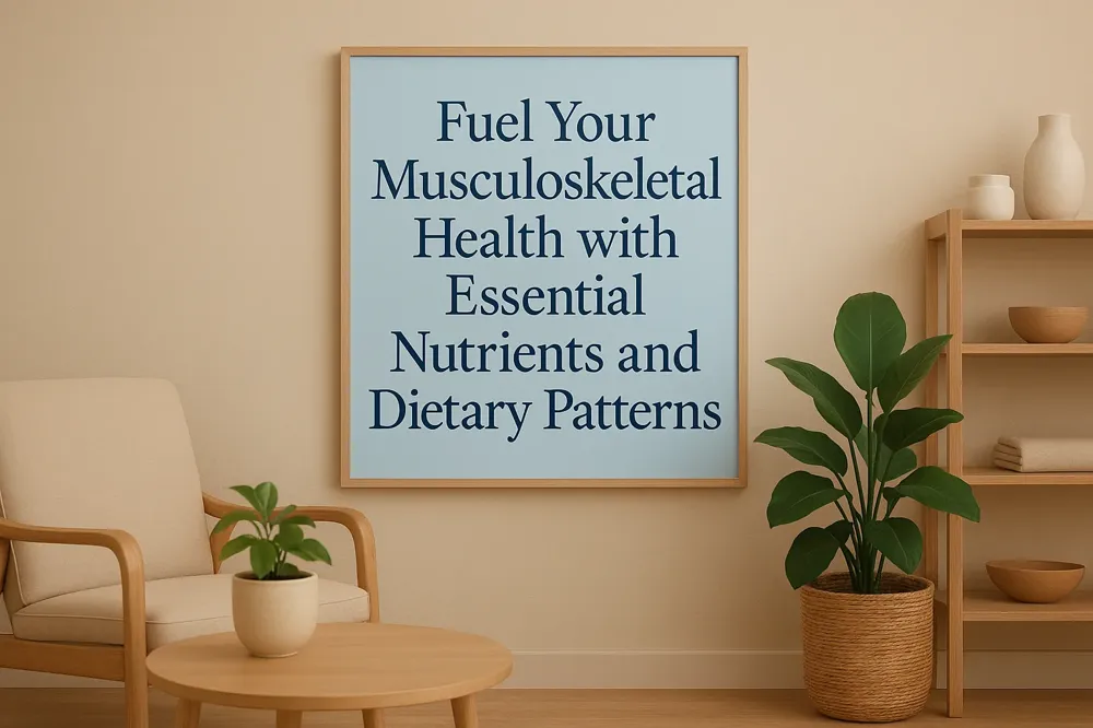 Fuel Your Musculoskeletal Health with Essential Nutrients and Dietary Patterns
