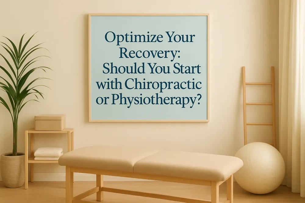 Optimize Your Recovery: Should You Start with Chiropractic or Physiotherapy?