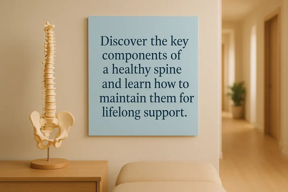 Discover the key components of a healthy spine and learn how to maintain them for lifelong support.