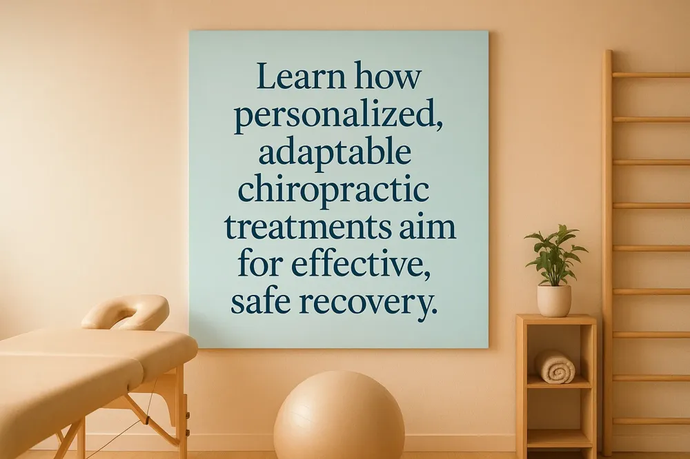 Learn how personalized, adaptable chiropractic treatments aim for effective, safe recovery.